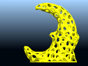 보로노이 문 3D 프린트 모델