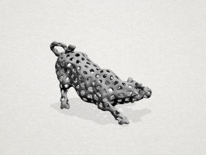 bull in voronoi shape 3Dプリントモデル