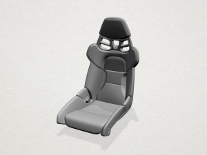 sport car seat Modelo de impresión 3D