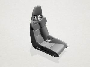 sport car seat Modelo de impresión 3D