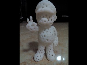 mario in voronoi shape 3D Print Model