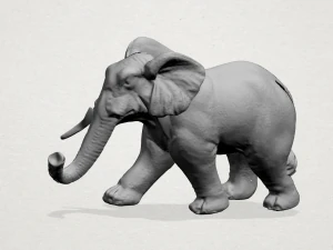 słoń 01 Model do druku 3D