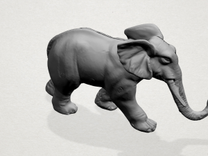 elephant 01 3D Принт Модель