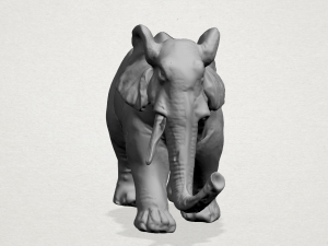 elephant 01 3D Принт Модель