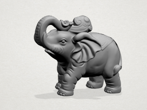 elephant 02 3D Принт Модель