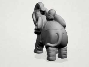 elephant 02 3D Print Model