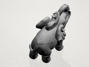 elephant 02 Model Cetak 3D