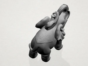 elephant 02 3D Print Model