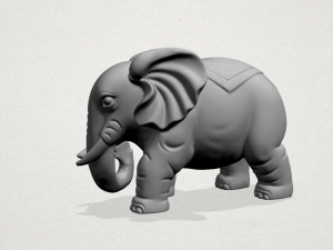 elephant 03 3D Print Model