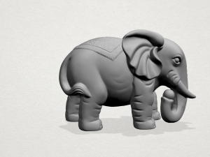 elephant 03 3D Print Model