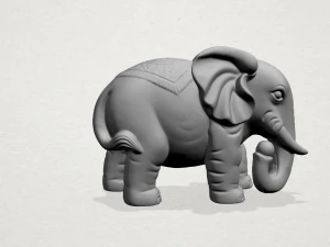 elephant 03 3D Print Model