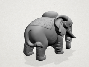 elephant 03 3D Print Model