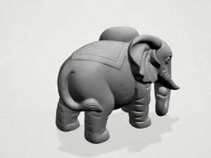 elephant 03 3D Print Model