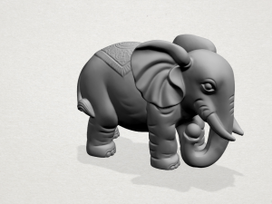 elephant 03 3D Print Model
