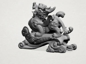 chinese mythical creature - pi xiu 3D Print Model