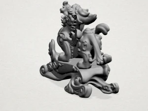 chinese mythical creature - pi xiu 3D Print Model