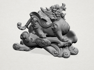 chinese mythical creature - pi xiu Modelo de impresión 3D