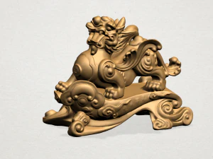 chinese mythical creature - pi xiu 3D Print Model