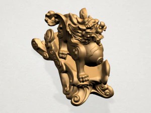 chinese mythical creature - pi xiu 3D Print Model