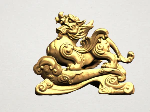 chinese mythical creature - pi xiu 3D Print Model
