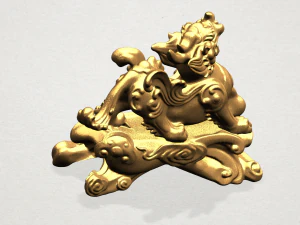 chinese mythical creature - pi xiu 3D Print Model