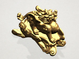 chinese mythical creature - pi xiu 3D Print Model