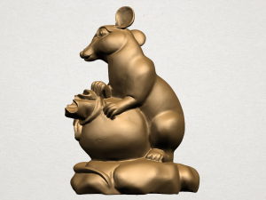 chinese horoscope of rat Modelo de impresión 3D
