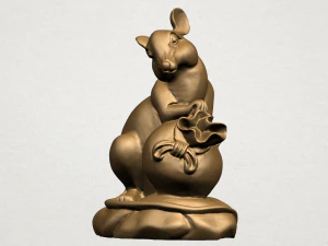 chinese horoscope of rat 3D Print Model