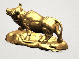 chinese horoscope of bull 3D Print Model
