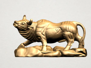 chinese horoscope of bull 3D Print Model