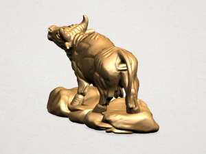 chinese horoscope of bull 3D Print Model