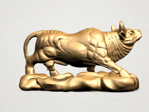chinese horoscope of bull 3D Print Model