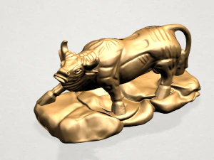 chinese horoscope of bull 3D Print Model