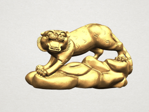 chinese horoscope of tiger 3D-Druckmodell