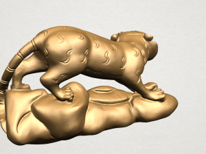 chinese horoscope of tiger 3D-Druckmodell