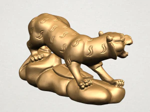 chinese horoscope of tiger 3D Print Model