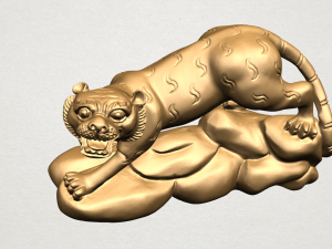 chinese horoscope of tiger 3D-Druckmodell