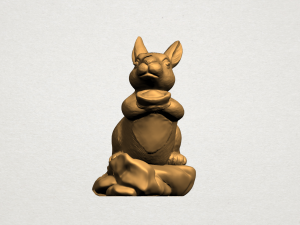 chinese horoscope of rabbit 3Dプリントモデル