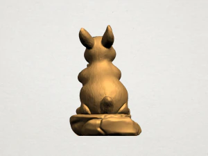 chinese horoscope of rabbit 3D Print Model