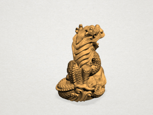 chinese horoscope of dragon Modèles 3D en vedette