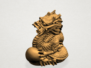 chinese horoscope of dragon Modèles 3D en vedette