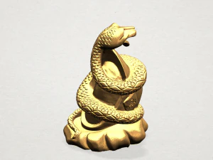 chinese horoscope of snake 3D Print Model