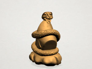 chinese horoscope of snake 3D Print Model