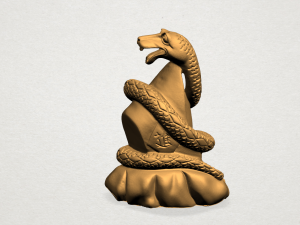 chinese horoscope of snake 3Dプリントモデル