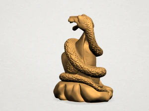 chinese horoscope of snake 3D Print Model