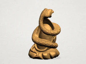 chinese horoscope of snake 3D Print Model