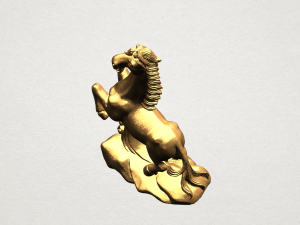 chinese horoscope of horse 3D Print Model