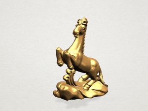 chinese horoscope of horse 3D-Druckmodell