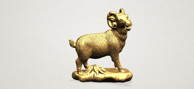 chinese horoscope of goat Modèles 3D en vedette .c4d .max .obj .3ds .fbx .stl .blend 