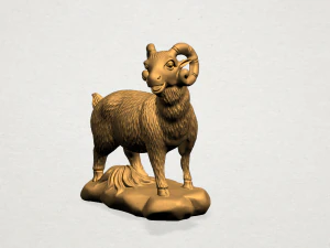 chinese horoscope of goat 3D Print Model